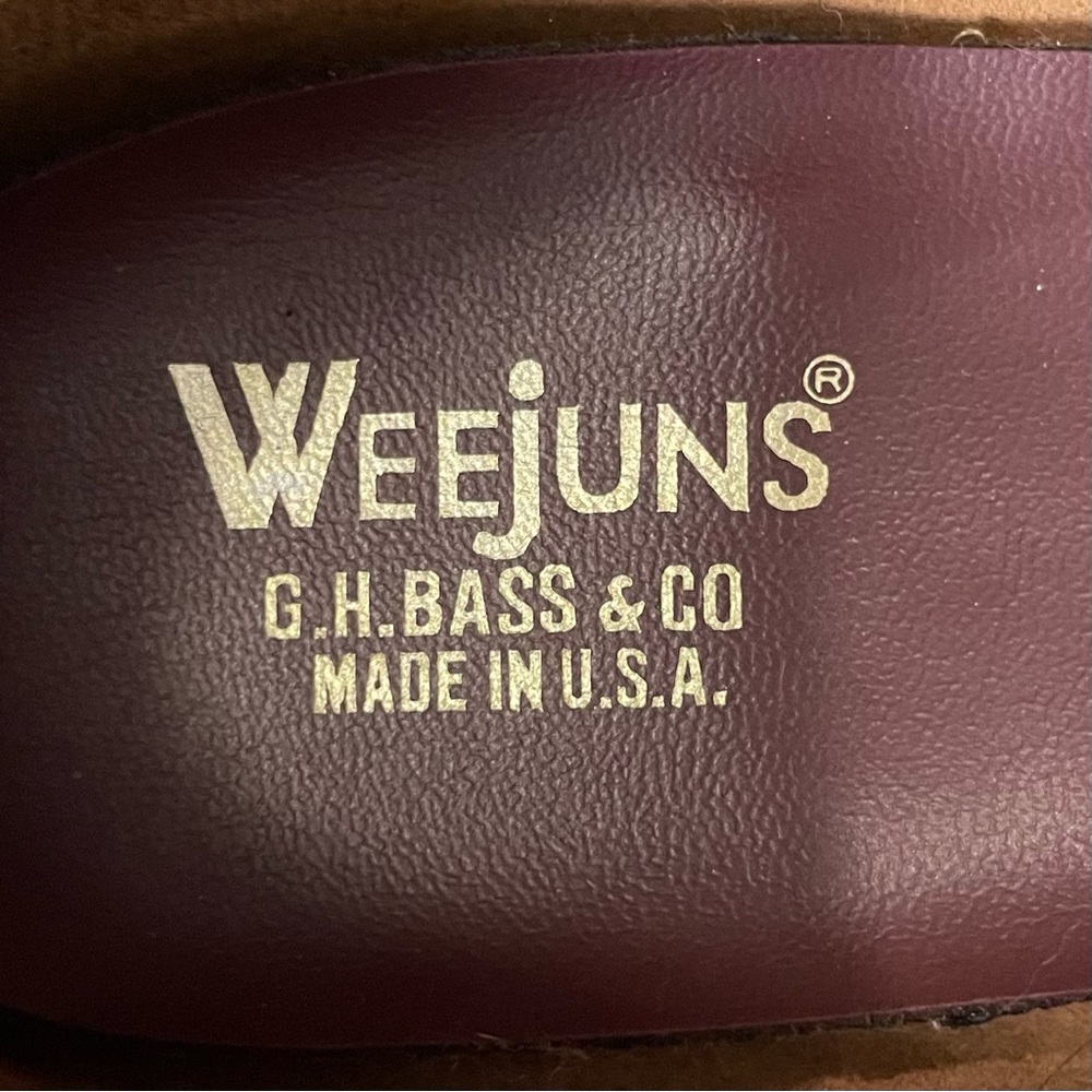 NOS! Women's WEEJUNS GH Bass CORCOVAN Leather TASSEL LOAFERS Preppy SHOES 10 B - Picture 6 of 7